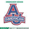American Eagles embroidery design, American Eagles embroidery, logo Sport, Sport embroidery, NCAA embroidery..jpg