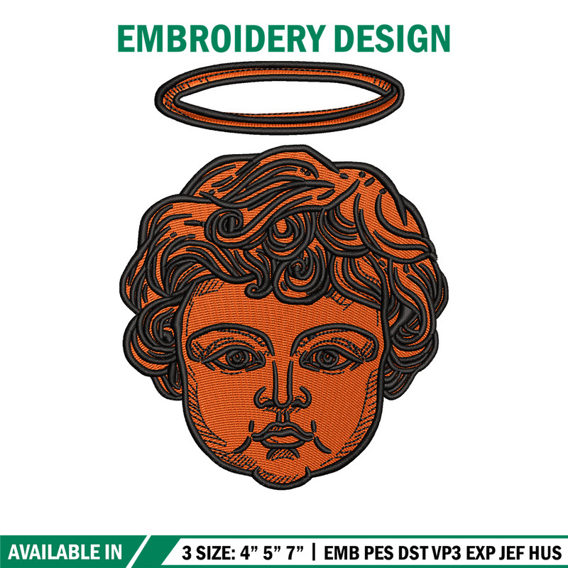 Angel baby embroidery design, Angel embroidery, Embroidery file, Embroidery shirt, Emb design, Digital download.jpg