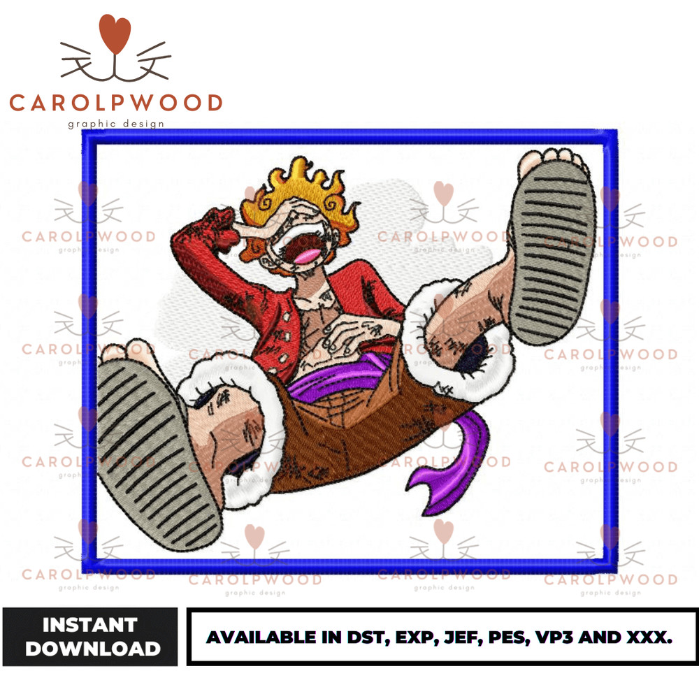 Anime Embroidery Design - Embroidery Market 1074.png