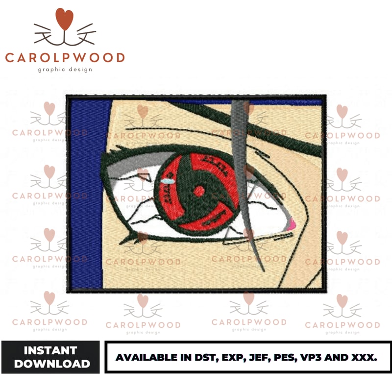 Anime Embroidery Design - Embroidery Market 1091.png