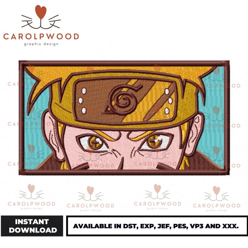 Anime Embroidery Design - Embroidery Market 1092.png