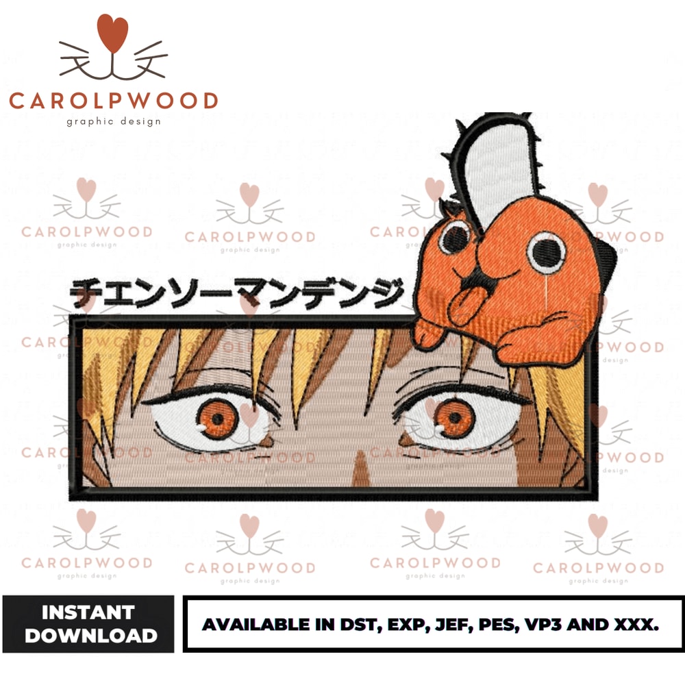 Anime Embroidery Design - Embroidery Market 1095.png