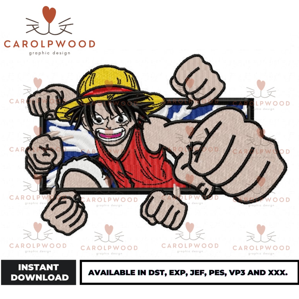 Anime Embroidery Design - Embroidery Market 1114.png