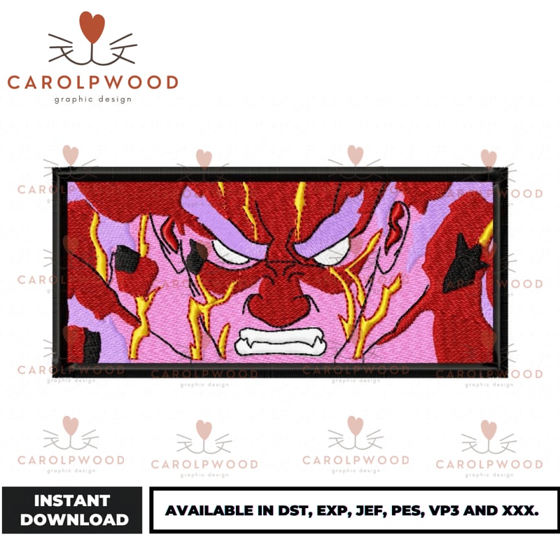 Anime Embroidery Design - Embroidery Market 1133.png