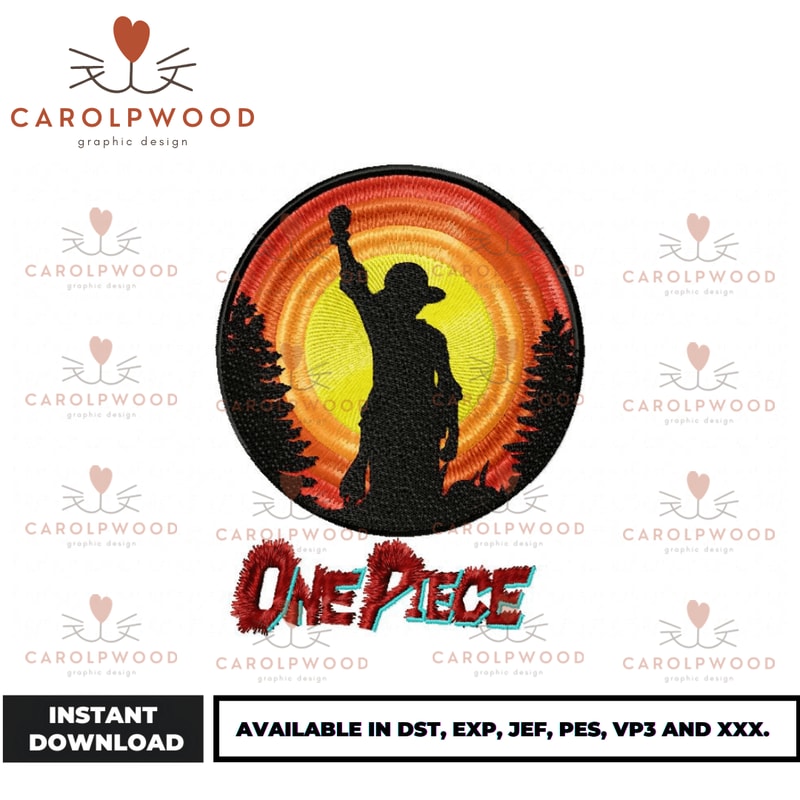 Anime Embroidery Design - Embroidery Market 1143.png