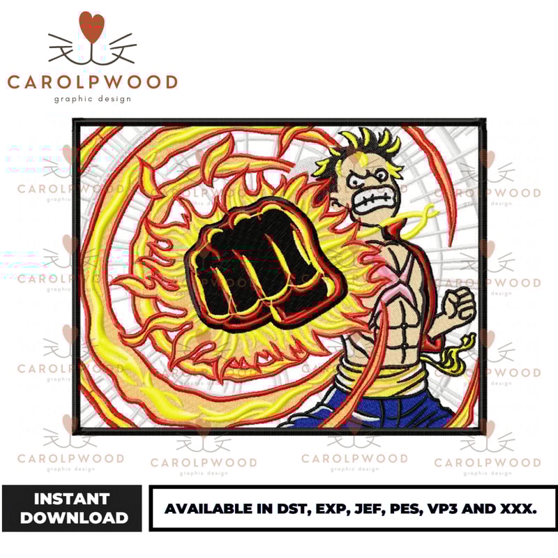 Anime Embroidery Design - Embroidery Market 1144.png