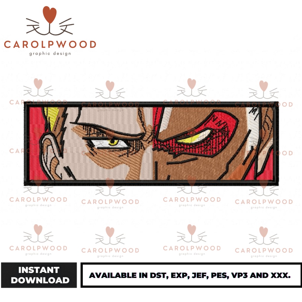 Anime Embroidery Design - Embroidery Market 1151.png