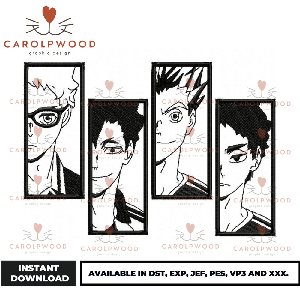 Anime Embroidery Design - Embroidery Market 1156.png