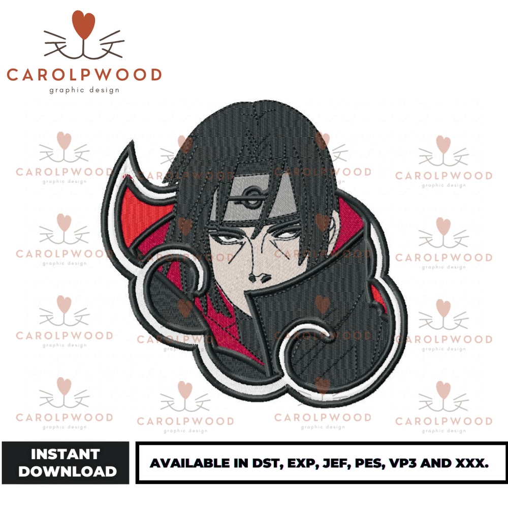 Anime Embroidery Design - Embroidery Market 1163.png