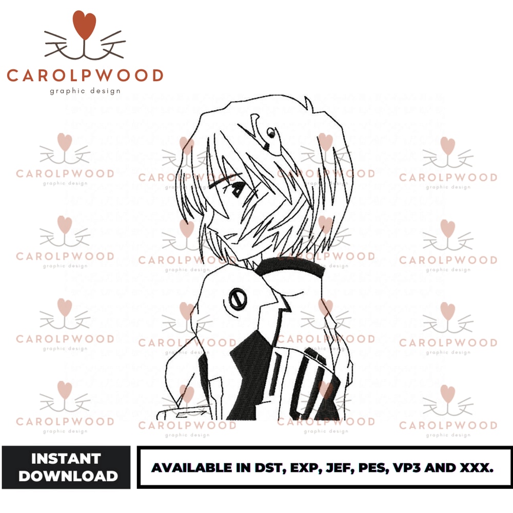 Anime Embroidery Design - Embroidery Market 1165.png