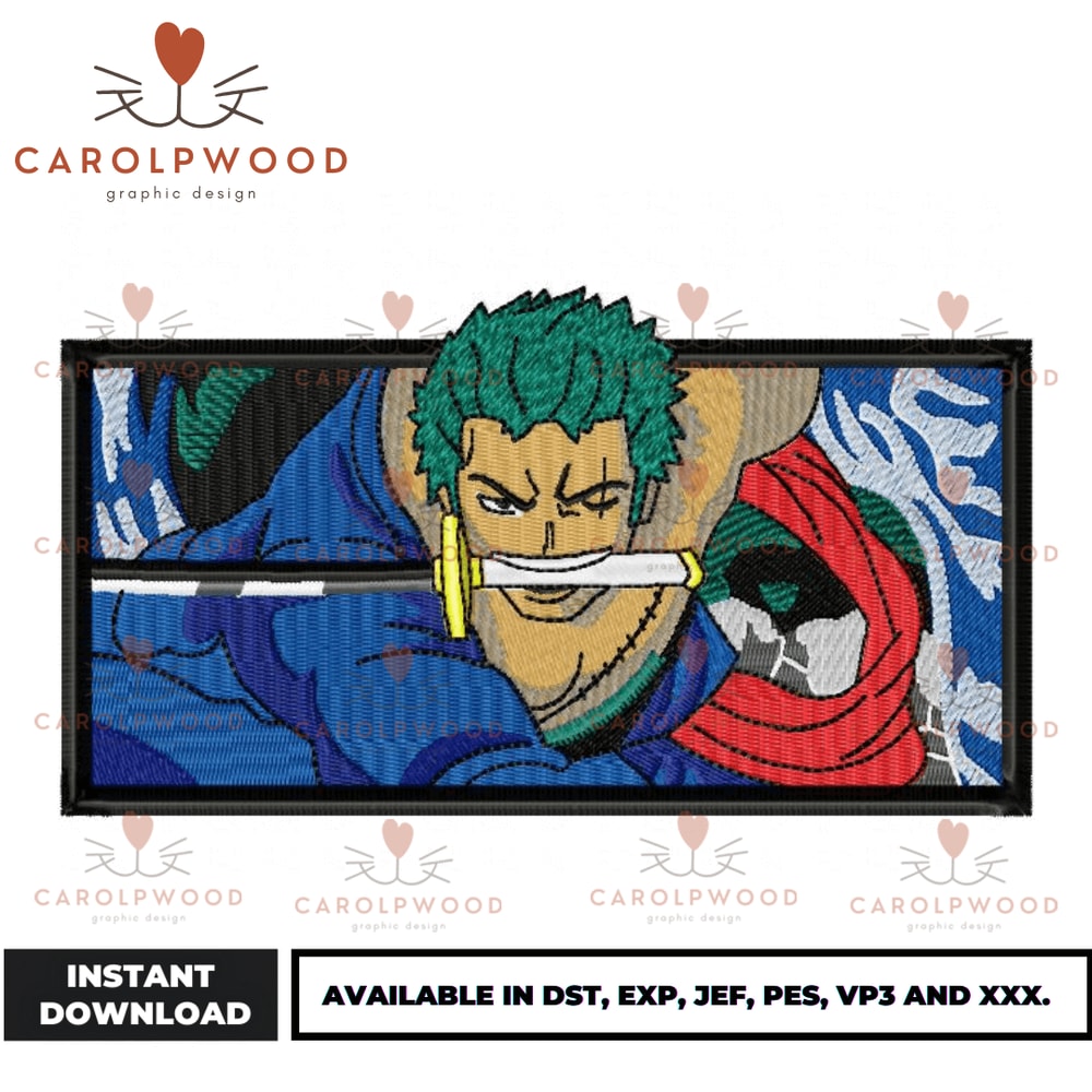 Anime Embroidery Design - Embroidery Market 1167.png