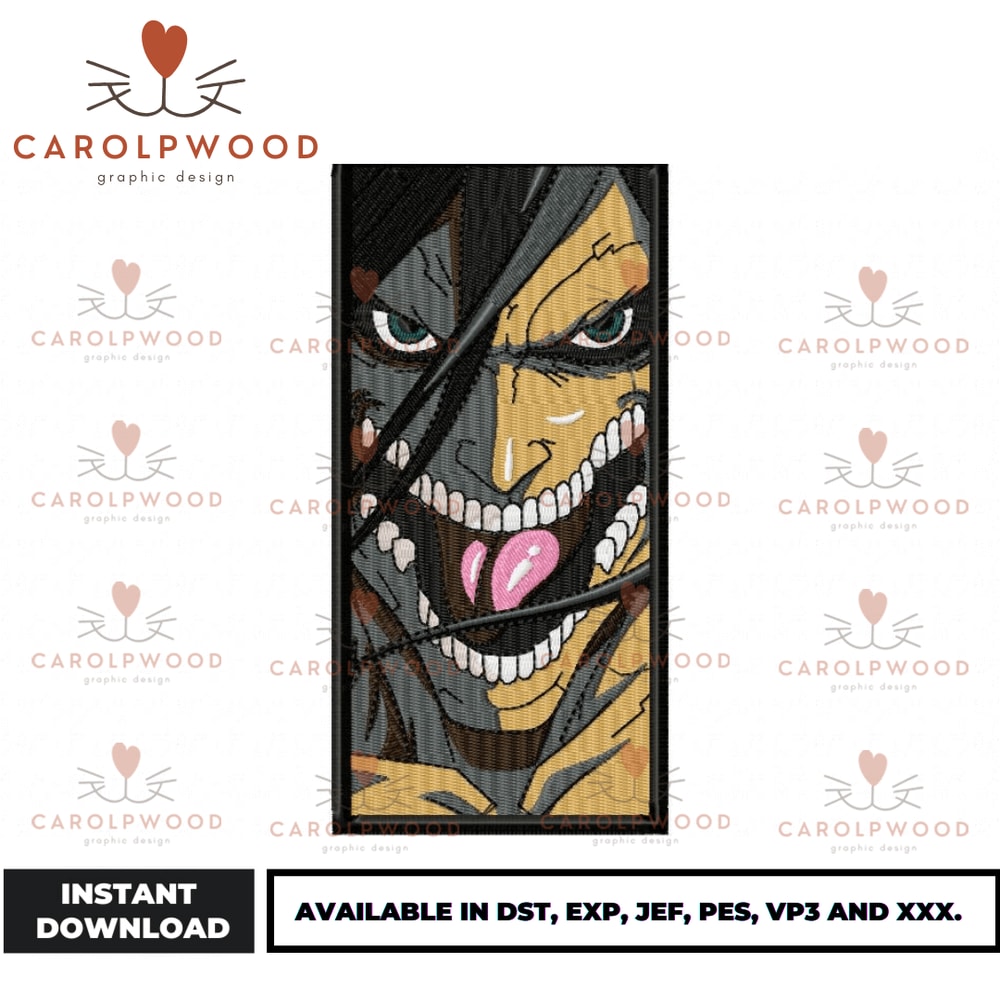 Anime Embroidery Design - Embroidery Market 1169.png