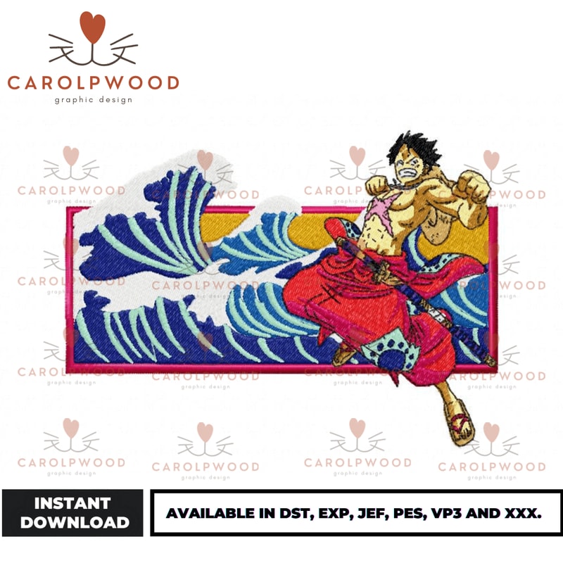 Anime Embroidery Design - Embroidery Market 1176.png