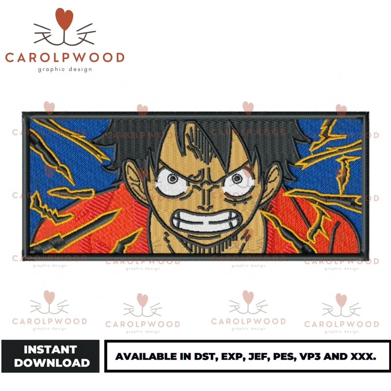 Anime Embroidery Design - Embroidery Market 1178.png