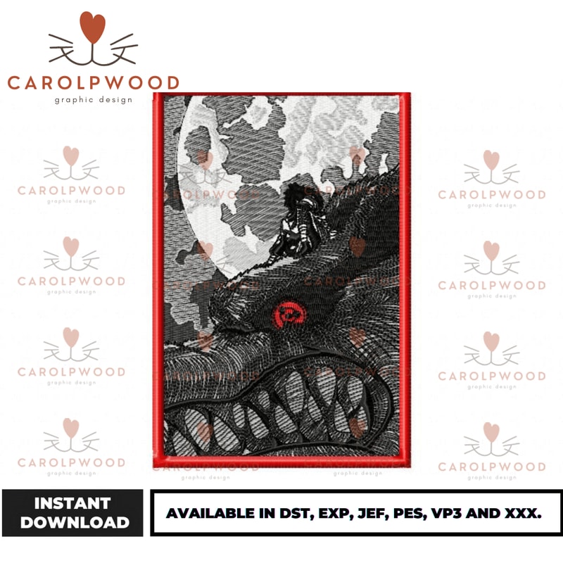 Anime Embroidery Design - Embroidery Market 1180.png