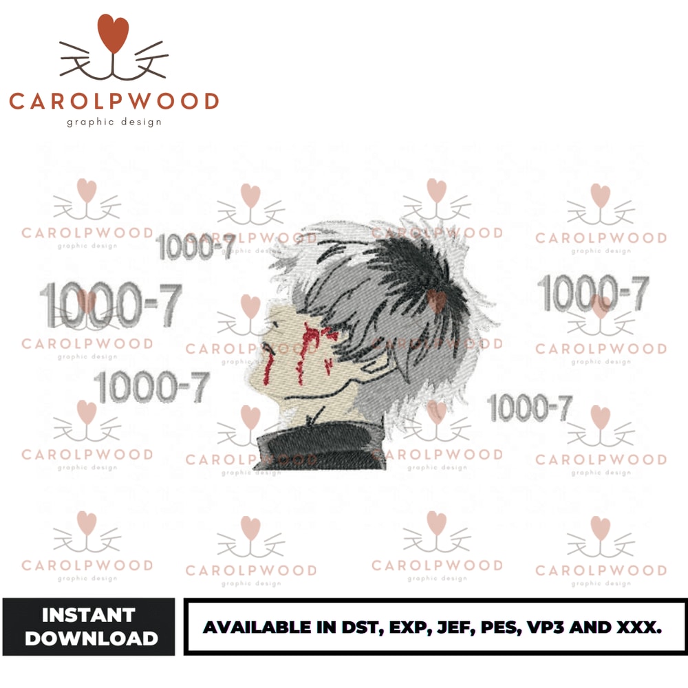 Anime Embroidery Design - Embroidery Market 1181.png