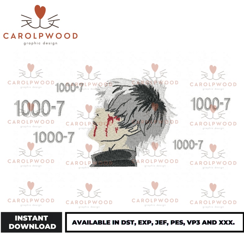 Anime Embroidery Design - Embroidery Market 1181.png