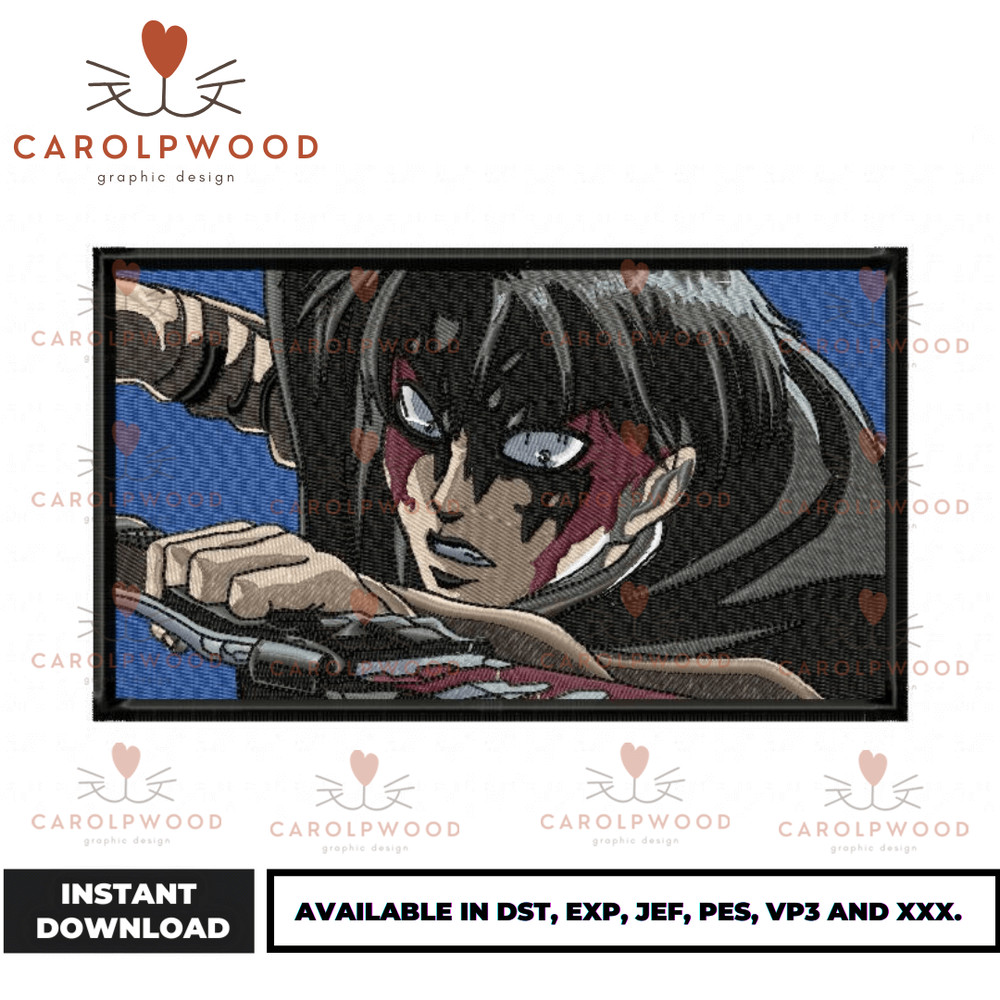 Anime Embroidery Design - Embroidery Market 1185.png