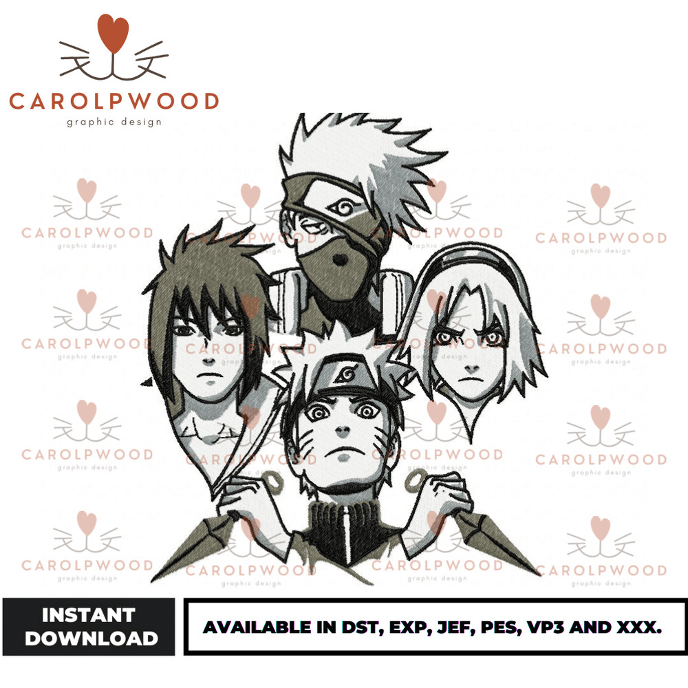 Anime Embroidery Design - Embroidery Market 1206.png