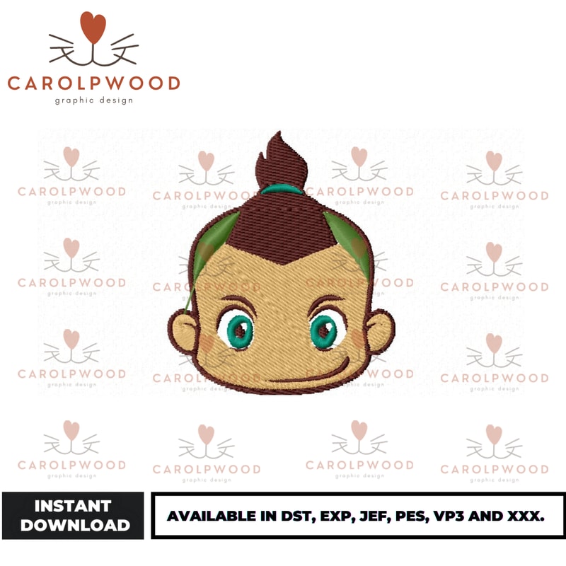 Anime Embroidery Design - Embroidery Market 1395.png