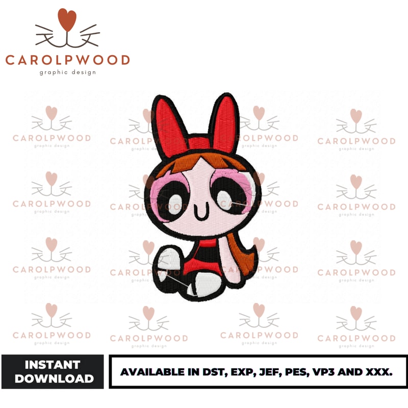 Anime Embroidery Design - Embroidery Market 1409.png