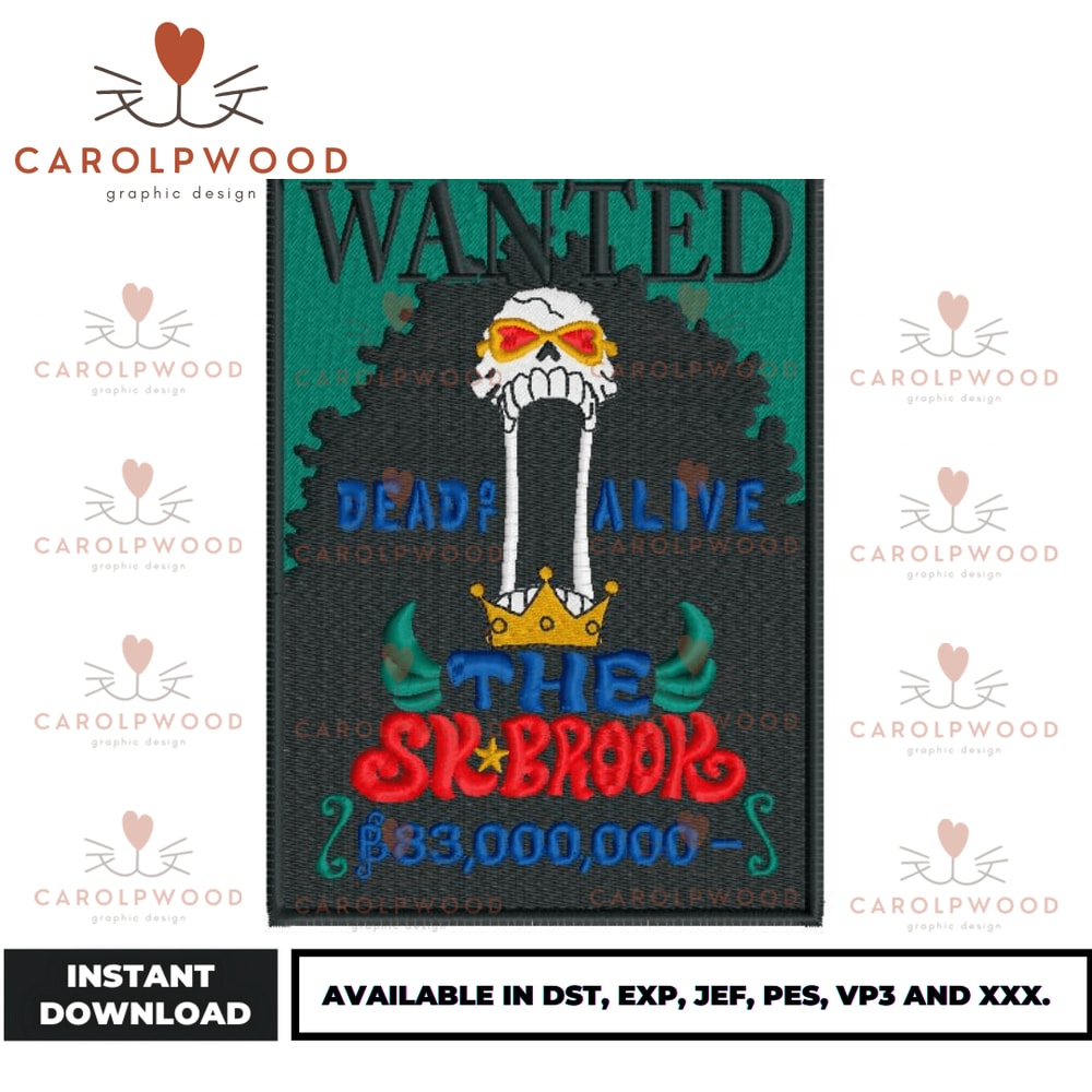 Anime Embroidery Design - Embroidery Market 1516.png