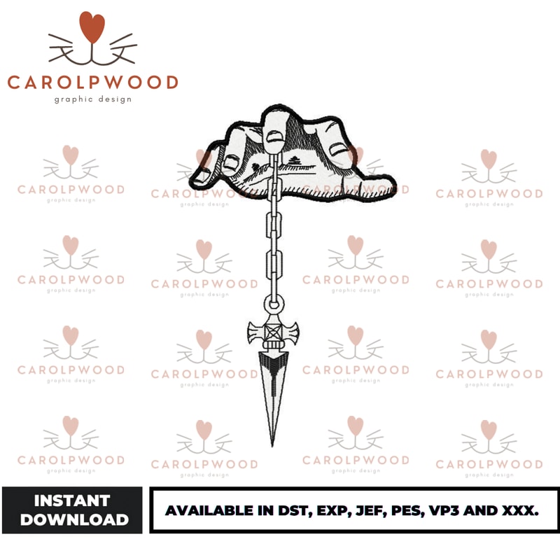 Anime Embroidery Design - Embroidery Market 1528.png