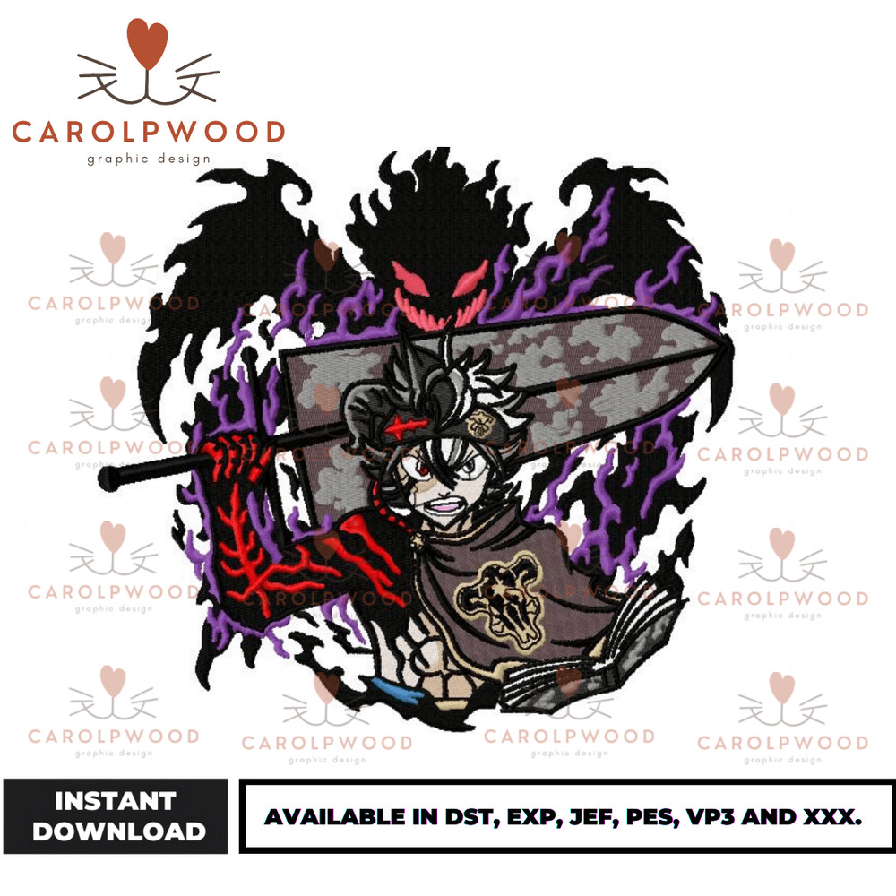 Anime Embroidery Design - Embroidery Market 1530.png