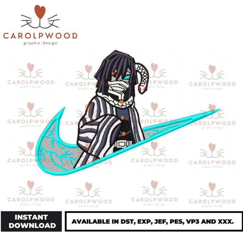 Anime Embroidery Design - Embroidery Market 1532.png