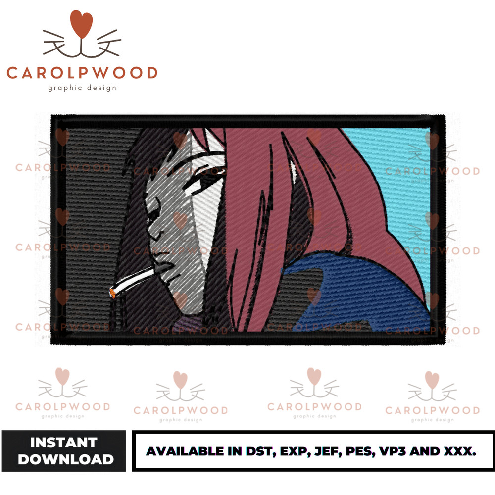 Anime Embroidery Design - Embroidery Market 1534.png