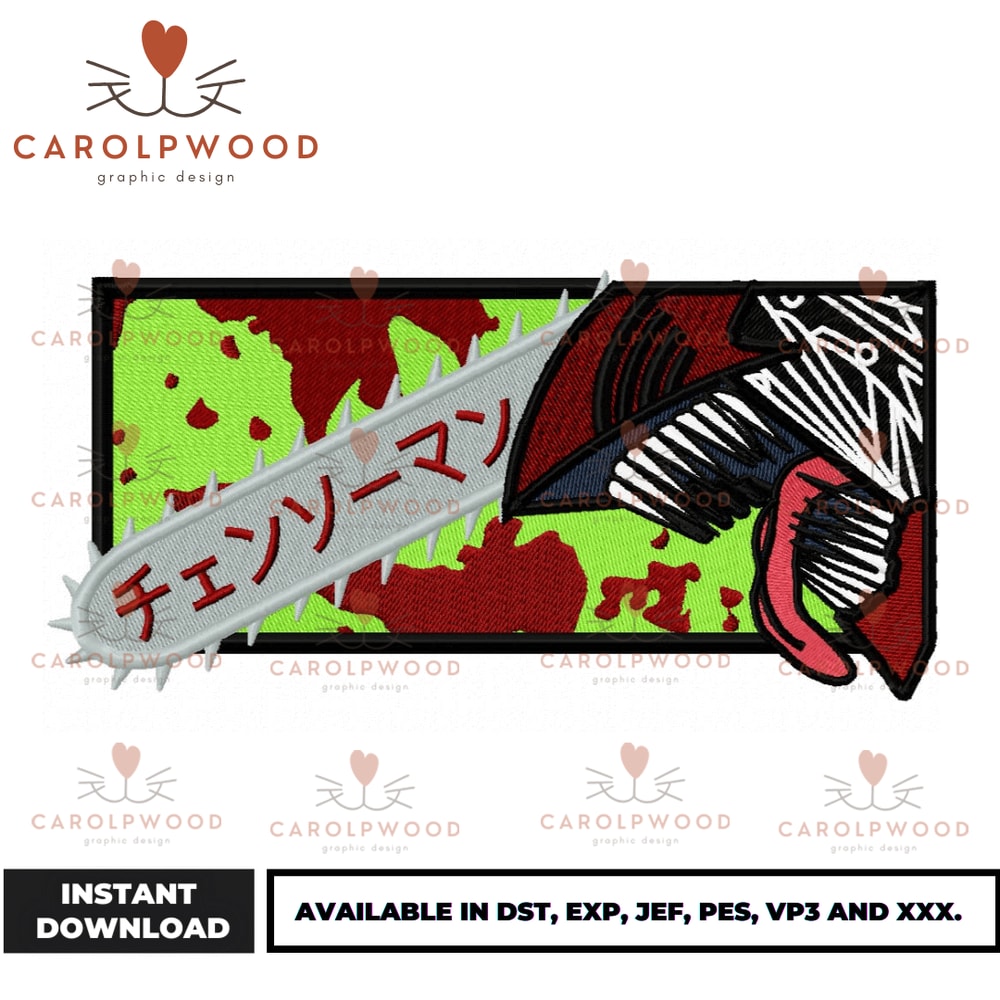 Anime Embroidery Design - Embroidery Market 1546.png