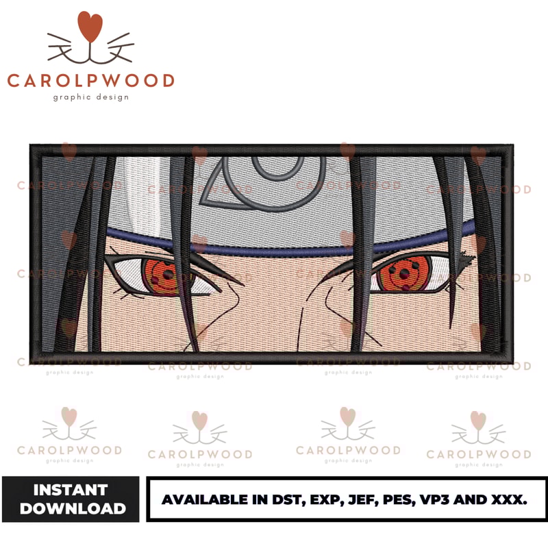 Anime Embroidery Design - Embroidery Market 1555.png