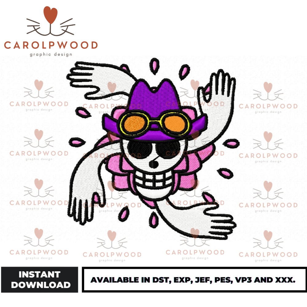 Anime Embroidery Design - Embroidery Market 1568.png