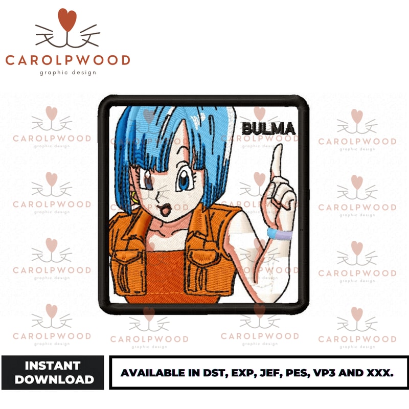 Anime Embroidery Design - Embroidery Market 1613.png