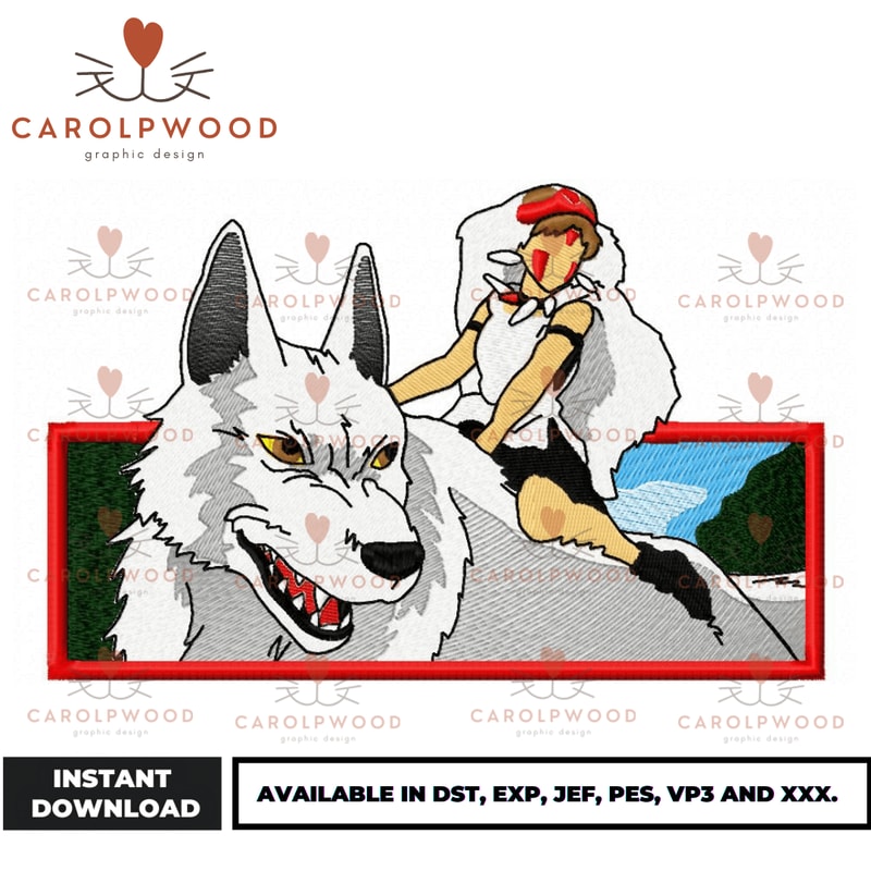 Anime Embroidery Design - Embroidery Market 1643.png