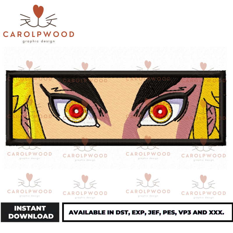 Anime Embroidery Design - Embroidery Market 1687.png