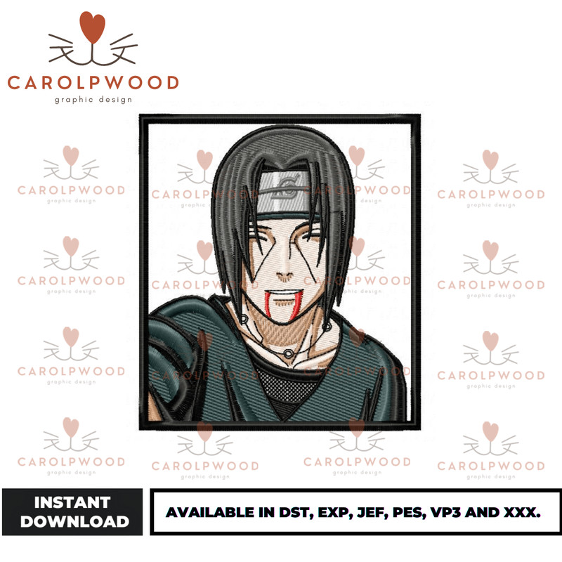 Anime Embroidery Design - Embroidery Market 340.png