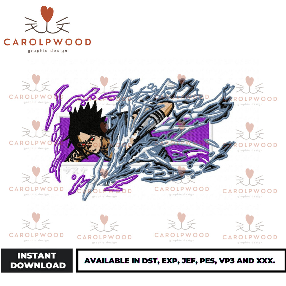 Anime Embroidery Design - Embroidery Market 558.png