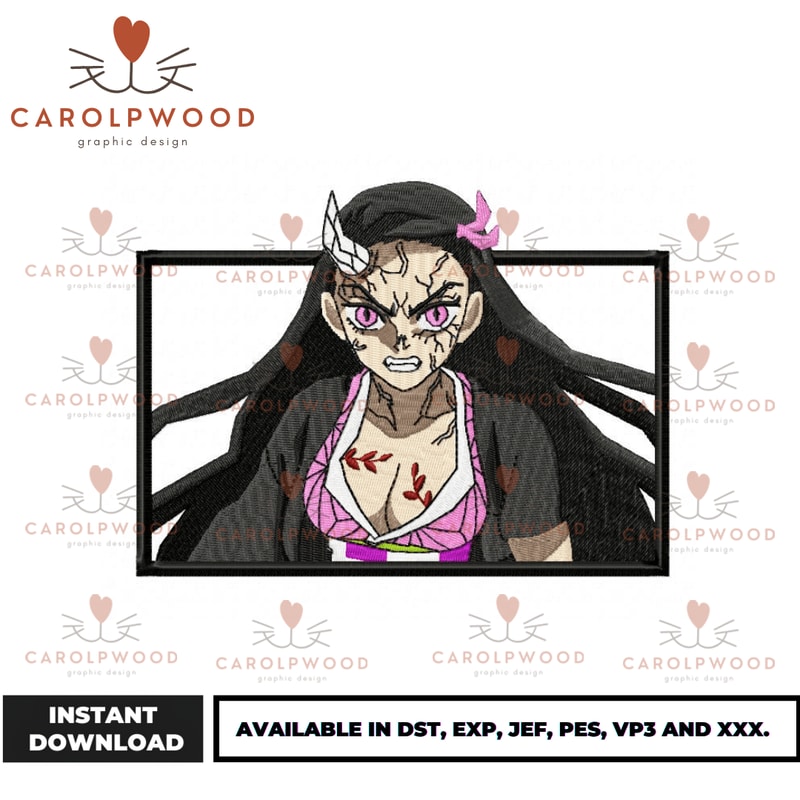 Anime Embroidery Design - Embroidery Market 655.png