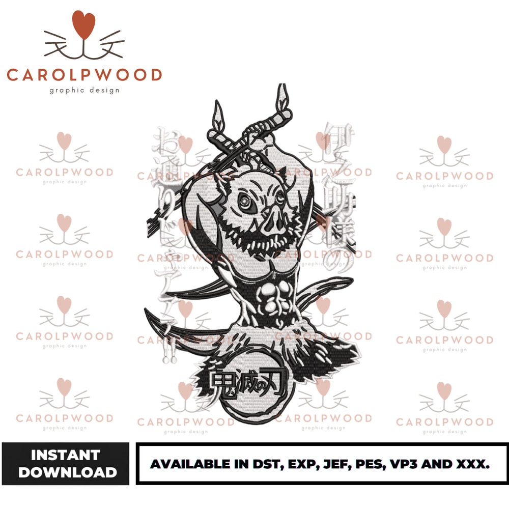 Anime Embroidery Design - Embroidery Market 735.png