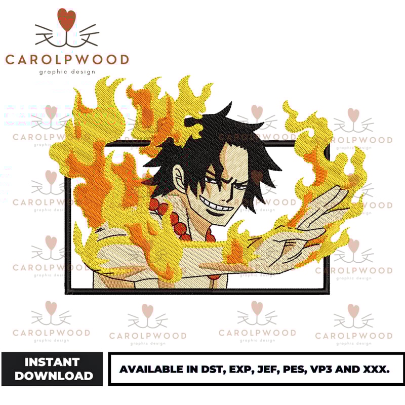 Anime Embroidery Design - Embroidery Market 846.png