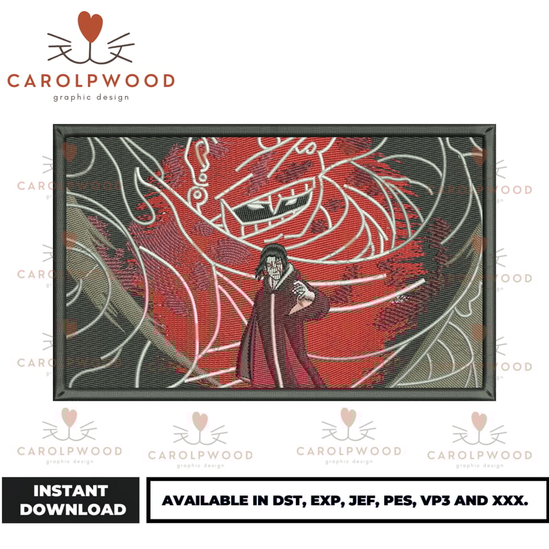 Anime Embroidery Design - Embroidery Market 848.png