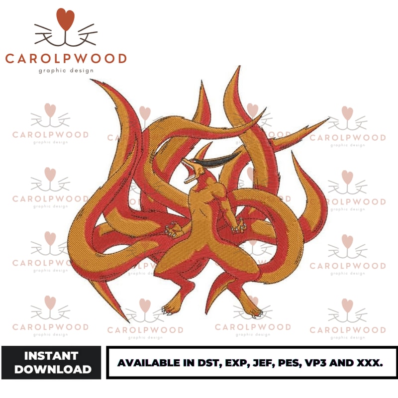 Anime Embroidery Design - Embroidery Market 870.png