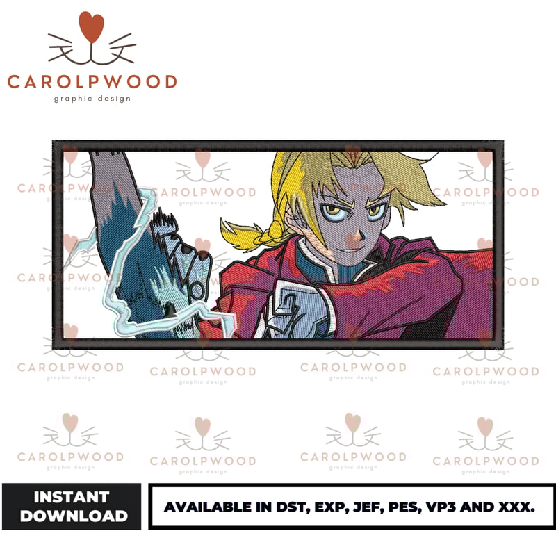 Anime Embroidery Design - Embroidery Market 882.png
