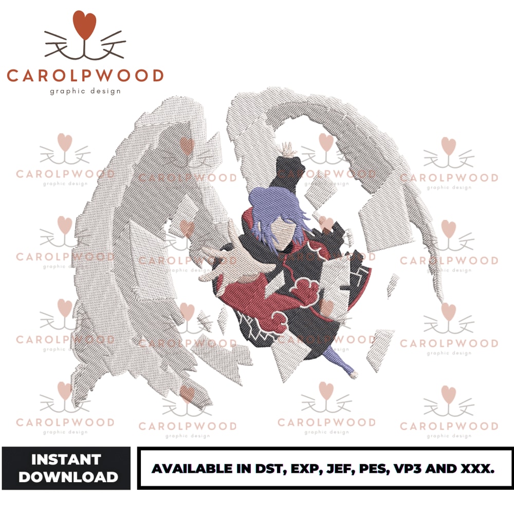 Anime Embroidery Design - Embroidery Market 884.png