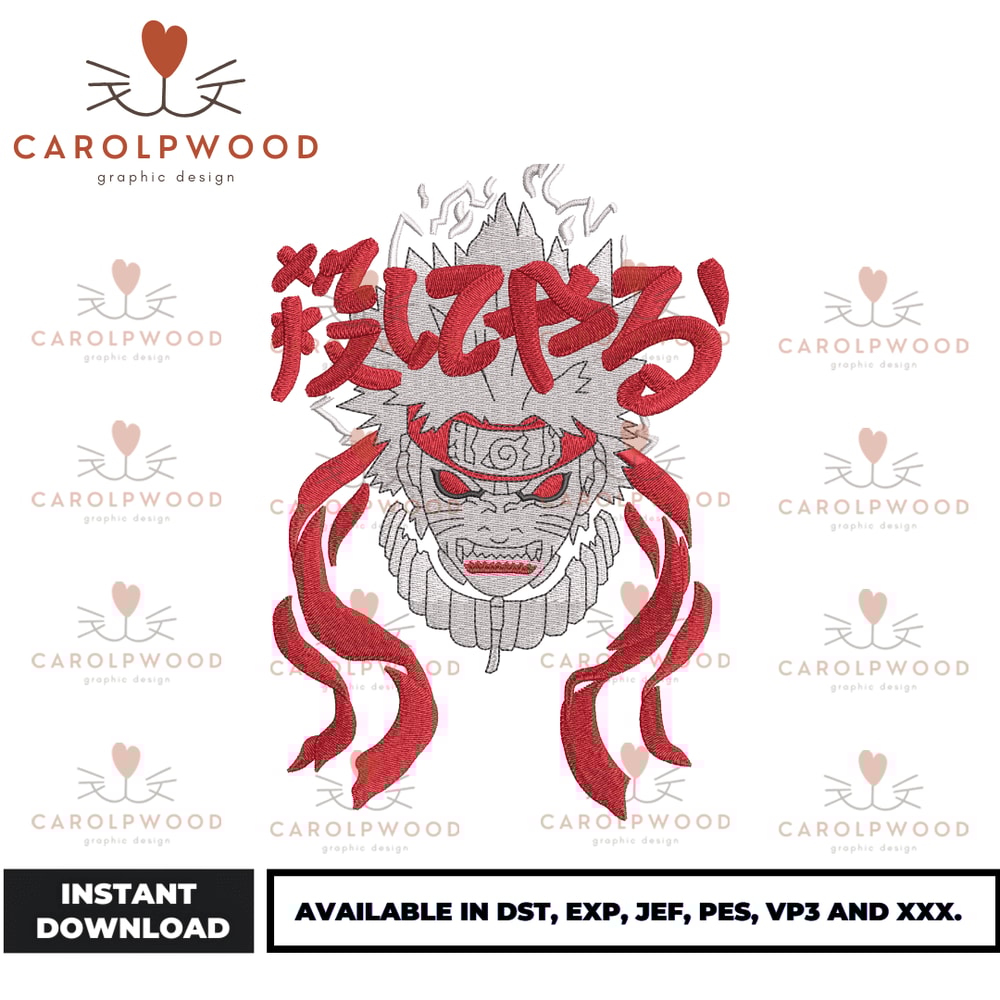 Anime Embroidery Design - Embroidery Market 892.png