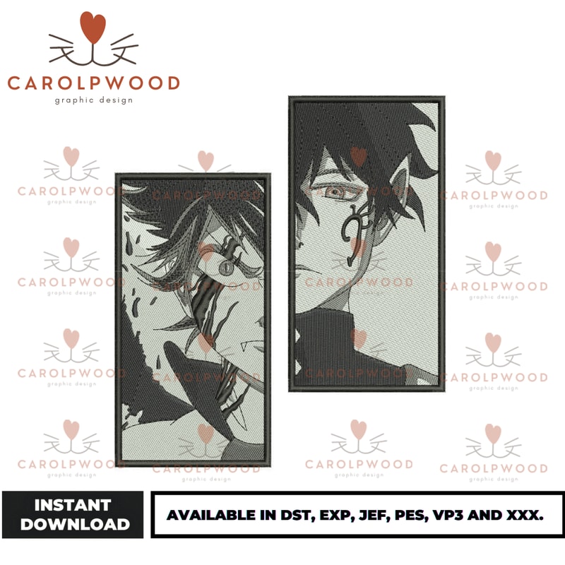 Anime Embroidery Design - Embroidery Market 976.png