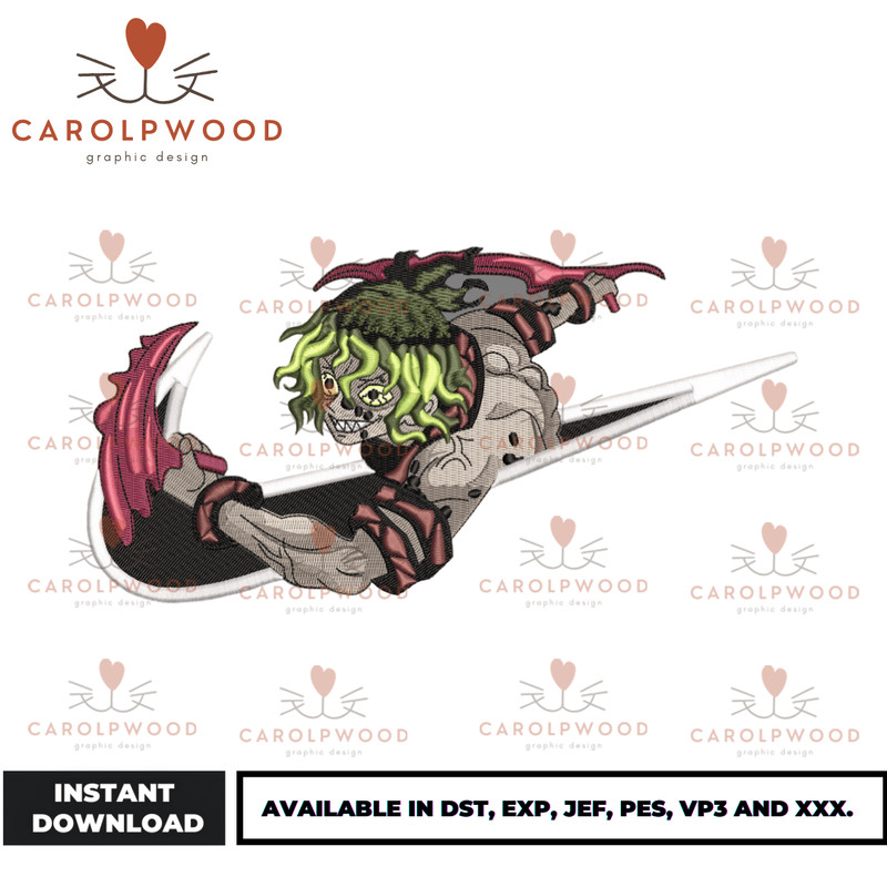 FREE Anime Embroidery Design Demon Slayer - Embroidery Market.png