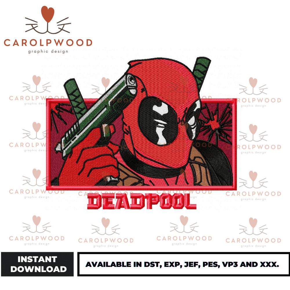 New Deadpool Embroidery Design - Embroidery Market.png
