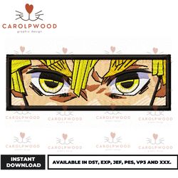 new zenitsu design , demon slayer , anime nike logo, anime embroidery, nike anime